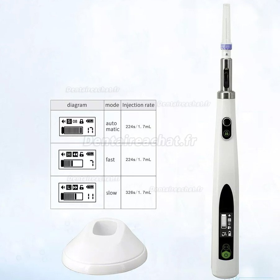 Seringue anesthésie dentaire, Seringue d'injection anesthésie électronique sans fil LY LY-Z600